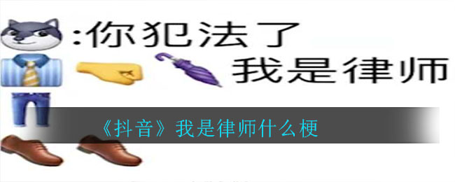 抖音我是律師什么梗 我是律師梗介紹