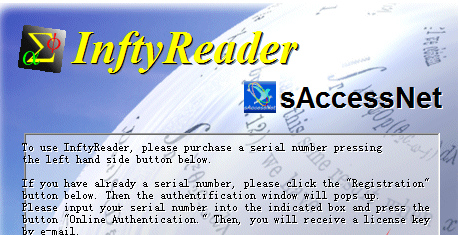 inftyreader how to use