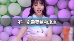 抖音不一定需要糖和玫瑰是什么梗 不一定需要糖和玫瑰梗含义出处介绍