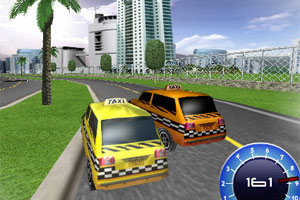 3D出租车赛车小游戏