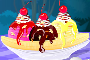 香蕉冰淇淋船小游戏