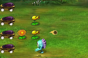 植物大战外星人无敌版小游戏