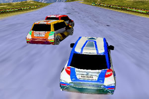 3D疯狂的赛车小游戏