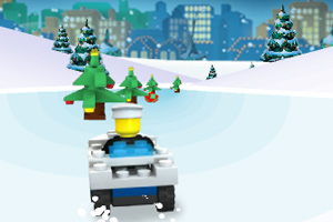 乐高雪地赛车小游戏