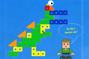 玩具方块拼接小游戏