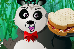 爱吃三明治的熊猫小游戏