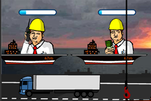 码头集装箱货运小游戏
