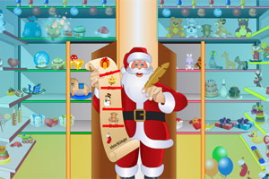 圣诞老人买礼物小游戏