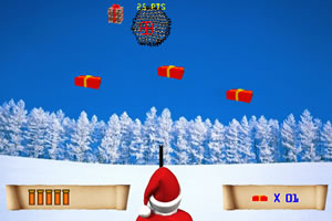 圣诞老人攒礼物小游戏