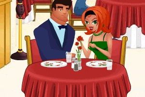 餐厅里的浪漫故事小游戏