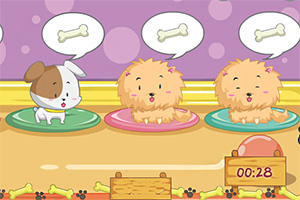 照顾可爱狗狗小游戏