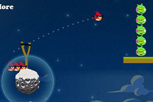 疯狂的小鸟太空版小游戏