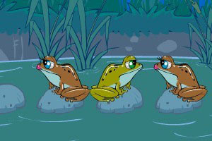 青蛙过河游戏小游戏