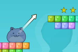 果冻猫猫找星星小游戏
