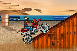 沙漠特技摩托秀小游戏