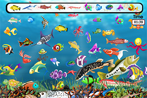 海底世界找鱼小游戏