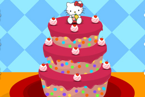 制作凯蒂猫蛋糕小游戏
