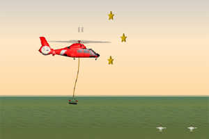 直升机海上救援小游戏