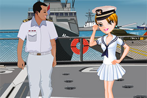 帅气海军女孩小游戏