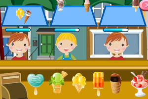 经营冰淇淋商店小游戏
