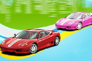 3D双人极速飙车小游戏