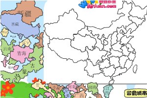 中国地图小游戏