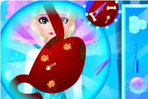 艾莎腹部不适小游戏