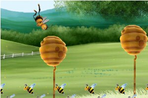 飞舞的蜜蜂小游戏