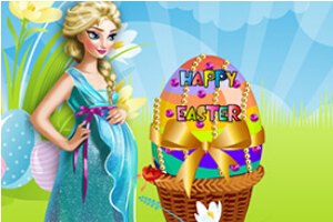 艾莎的复活节彩蛋小游戏