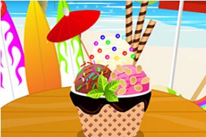 夏日美味冰淇淋小游戏