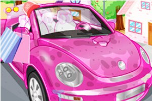 清理我的粉色跑车3小游戏