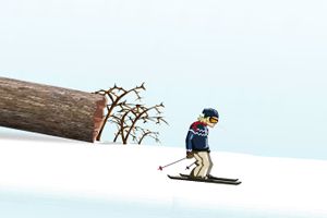 滑雪精英小游戏