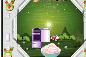 草莓冰激凌小游戏