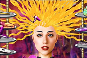 LadyGaga的奇幻发型小游戏
