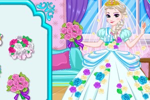 Elsa婚礼礼服设计小游戏