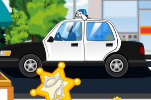 警车大清洗小游戏