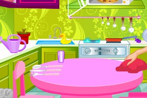 赛琳娜整理厨房小游戏