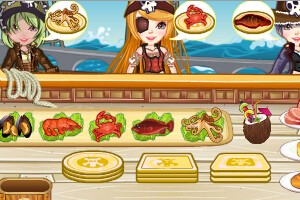 海盗海鲜餐厅小游戏