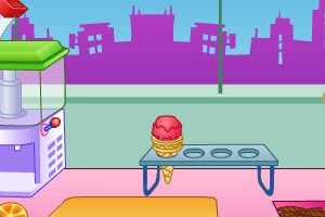 艾米的冰淇淋车小游戏