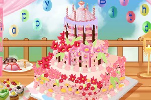 漂亮生日蛋糕小游戏
