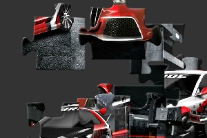 奥迪A3汽车拼图小游戏