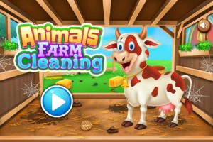 动物农场清洁小游戏
