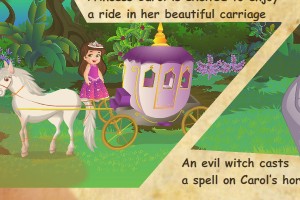 卡罗公主的童话故事小游戏