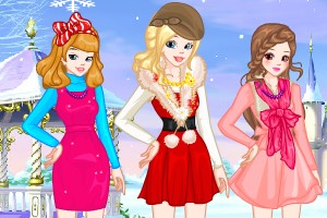 三姐妹冬装时尚小游戏