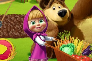 玛莎和熊农场种植小游戏