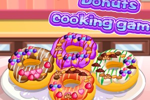 甜甜圈烹饪大赛小游戏