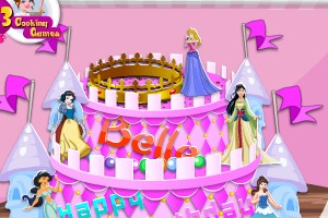 公主的生日蛋糕小游戏