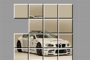 宝马M3汽车拼图小游戏