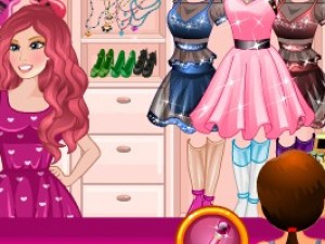 公主芭比服装店小游戏