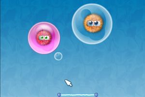 泡沫弹毛球小游戏